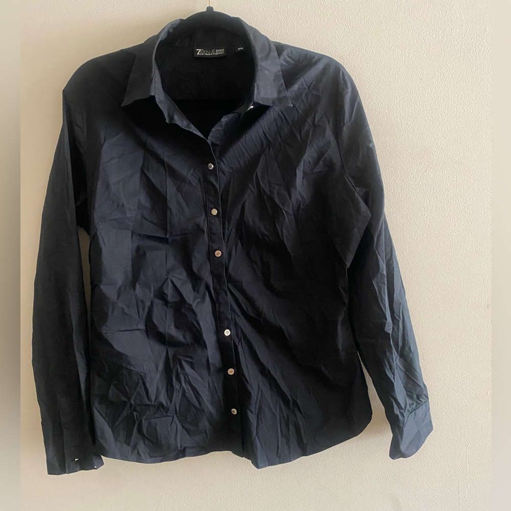 7th Avenue Design Studio New York & Company Women’s Black Shirt Size L